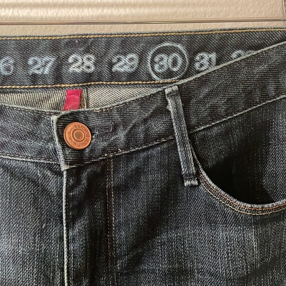 Earnest Sewn Zazo Dark Wash Bootcut Jean sz. 30 - Picture 2 of 4